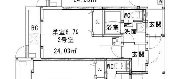 唐人町駅 徒歩5分 2階の物件間取画像